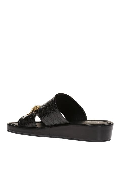 versace wedge sandal|versace clog mule for men.